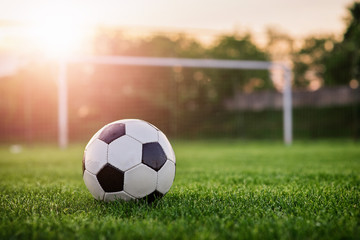 soccer ball in field