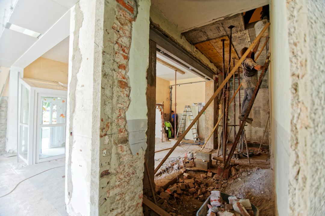 Building construction and renovation site